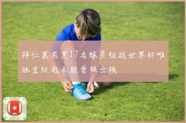 拜仁慕尼黑17名球员征战世界杯唯独金玟哉未能晋级出线